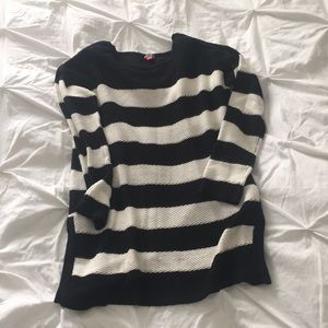 Oversized striped sweater